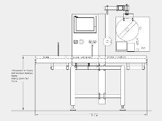 Frame heightTo cater for various height production lines, there are three frame height options. The standard height frame gives a conveyor height range of 755-920mm, the medium 850-1015mm and the tall frame option gives a conveyor height range of 945-1110mm.